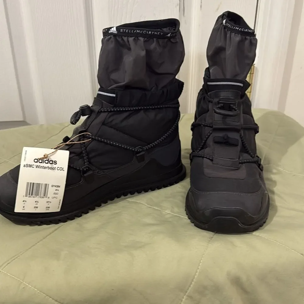 adidas BY STELLA MCCARTNEY COLD. RDY WINTER STIVALETTO BOOTS Womens 6 US